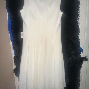 Elegant Karl lagerfeld White Sleeveless Dress